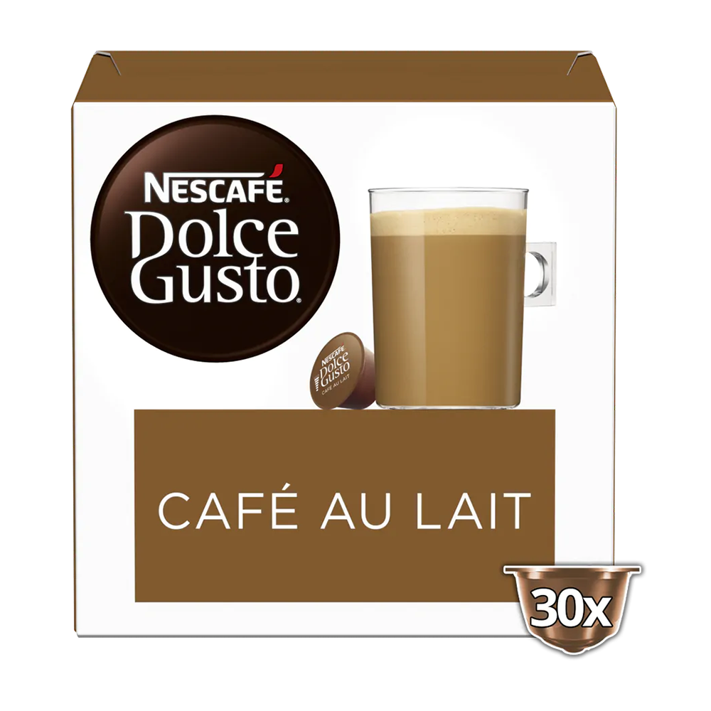 Aanbieding Dolce Gusto - Café Au Lait XL - 30 DG cups (ean 7613034365774)