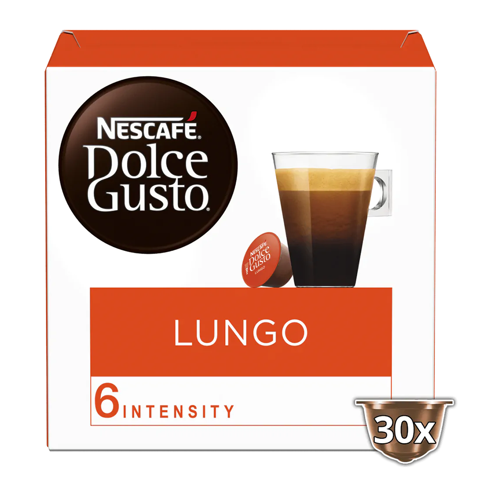 Aanbieding Dolce Gusto - Cafe Lungo XL - 30 DG cups (ean 7613037882926)