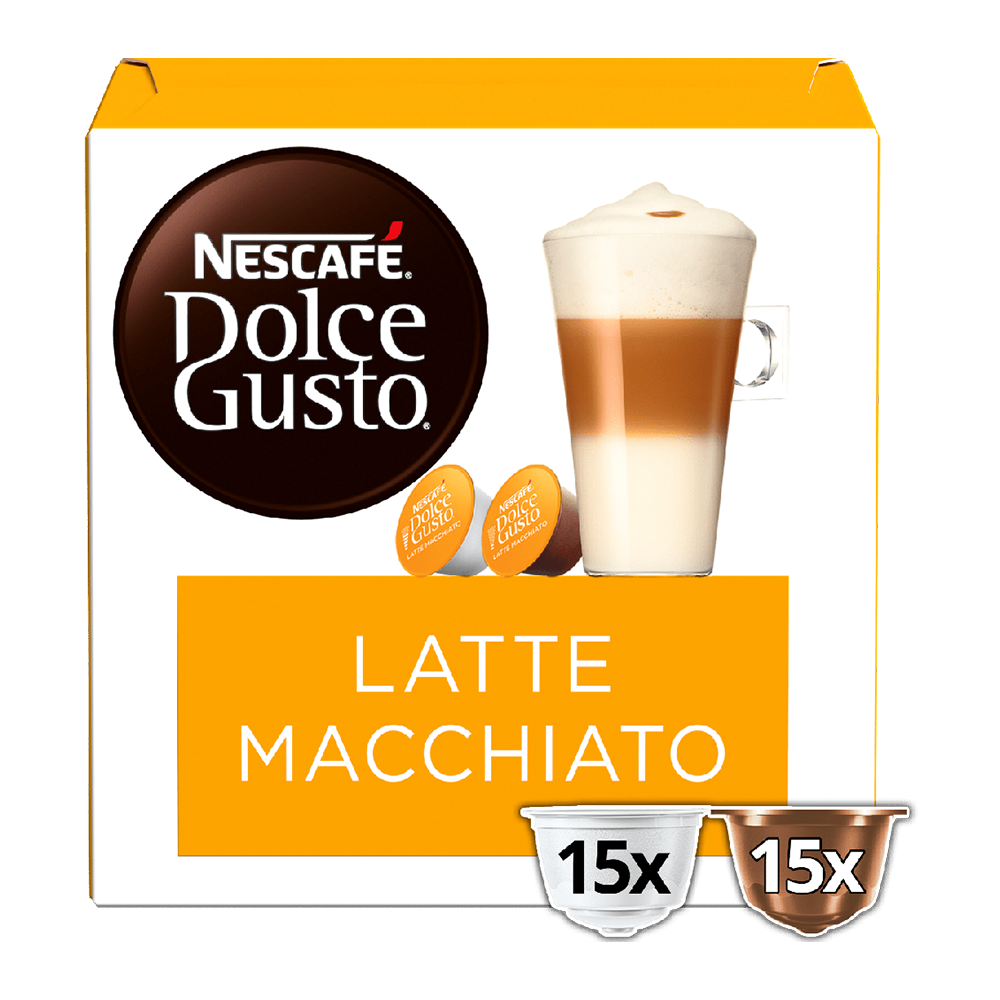 Aanbieding Dolce Gusto - Latte Macchiato XL - 15 DG cups (ean 7613037498141)