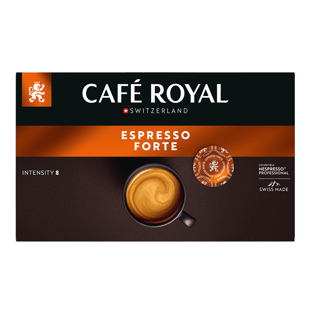 Aanbieding Café Royal - Nespresso Compatible Pads - Espresso Forte (ean 7617014173045)