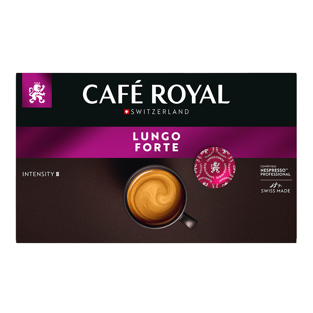 Aanbieding Café Royal - Nespresso Compatible Pads - Lungo Forte (ean 7617014173007)