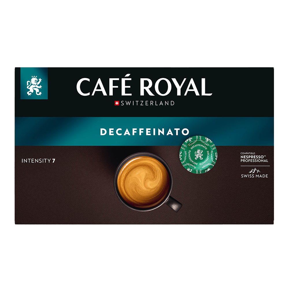 Aanbieding Café Royal - Nespresso Compatible Pads - Cafeïnevrij (ean 7617014173069)