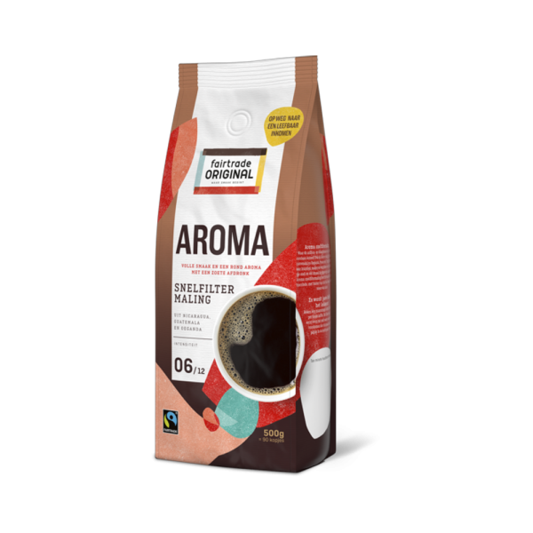 Aanbieding Fairtrade Original - gemalen koffie - Aroma snelfilter (ean 8711741359105)