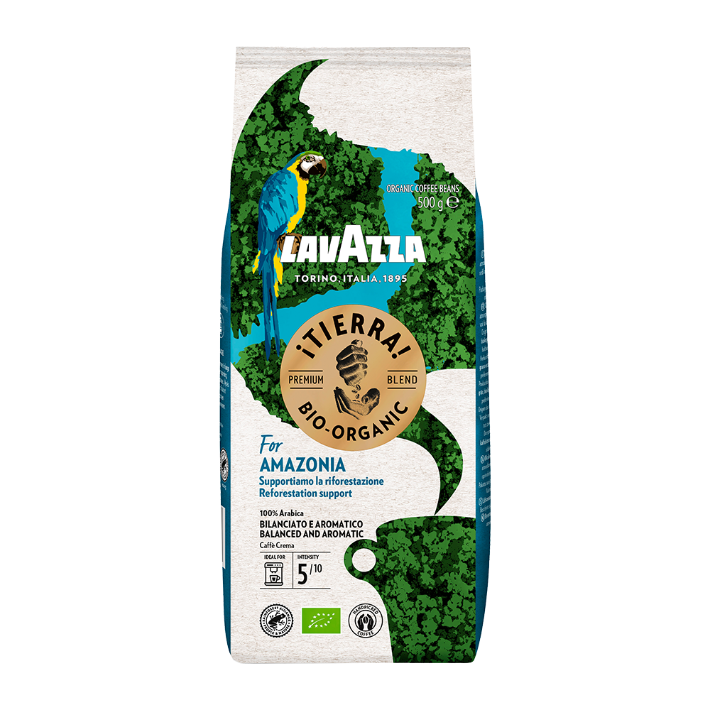 Aanbieding Lavazza ¡Tierra! For Amazonia - Bio koffiebonen 500 GR (ean 8000070049628)