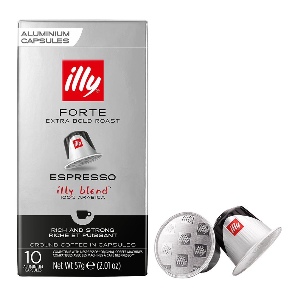 Aanbieding illy Forte - 10 koffiecups (ean 8003753158587)