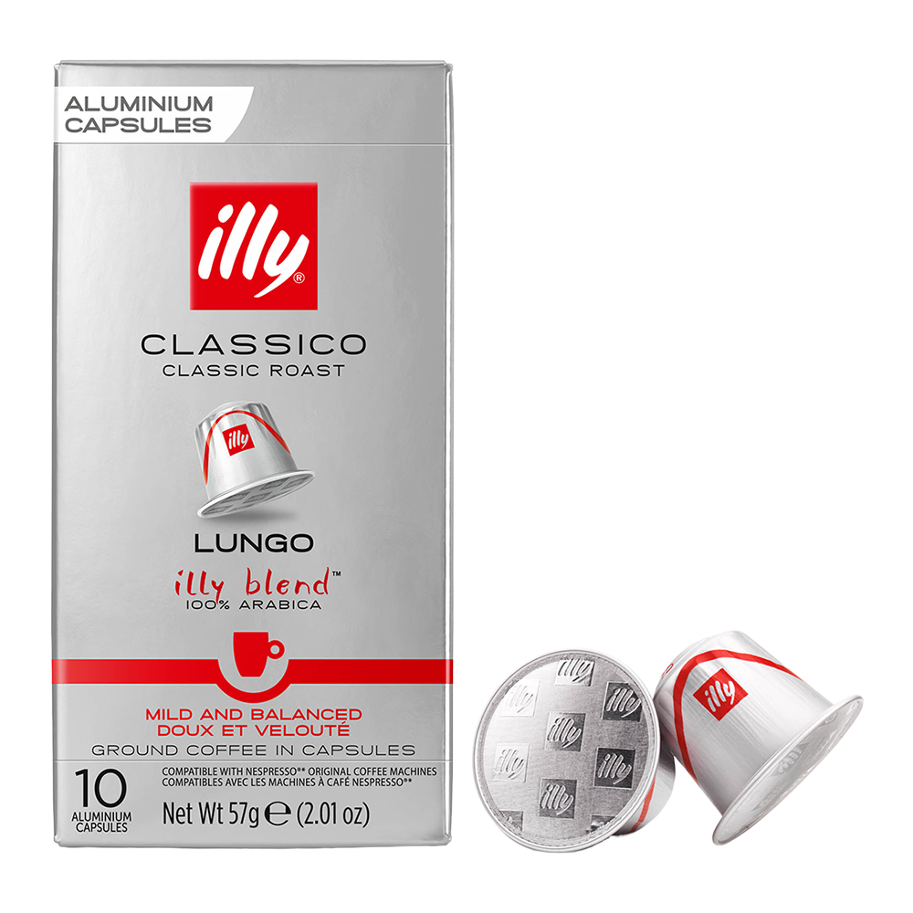 Aanbieding illy Classico Lungo - 10 koffiecups (ean 8003753158617)