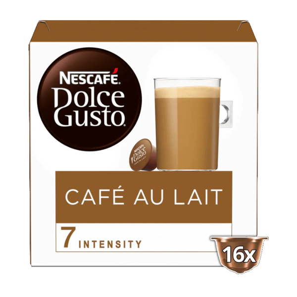 Aanbieding Dolce Gusto Cafe Au Lait - 16 DG cups (ean 7613033174704)