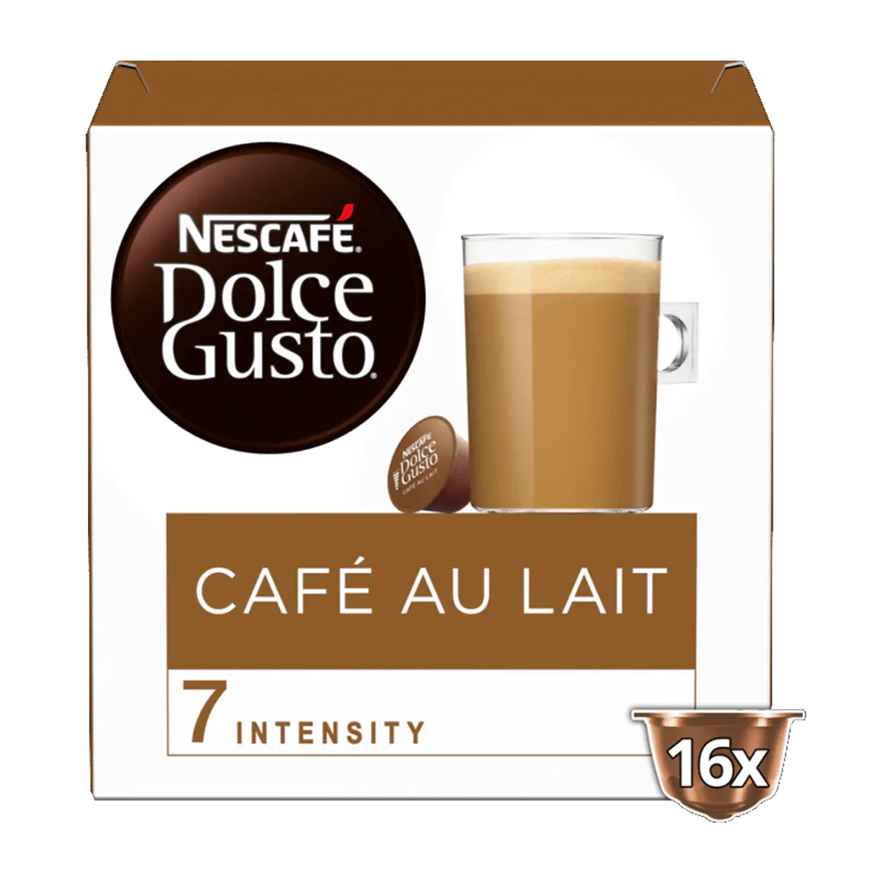 Aanbieding Dolce Gusto Cafe Au Lait - 16 DG cups (ean 7613033174704)