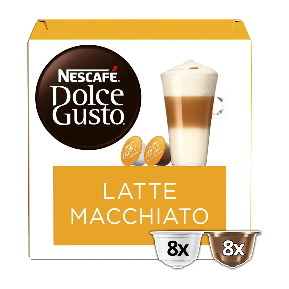 Aanbieding Dolce Gusto Latte Macchiato - 16 DG cups (ean 7613037491173)