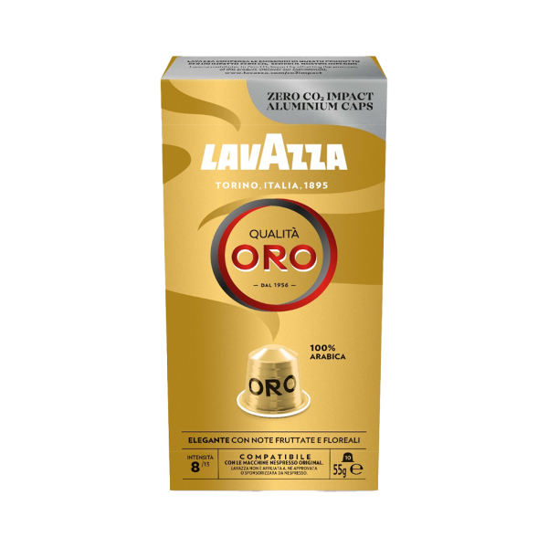 Aanbieding Lavazza Qualita Oro - 10 koffiecups (ean 8000070053465)