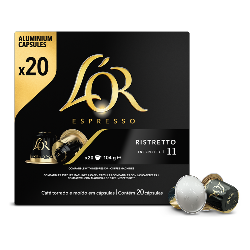 Aanbieding L'OR Espresso Espresso Ristretto - 20 koffiecups (ean 8711000360835)