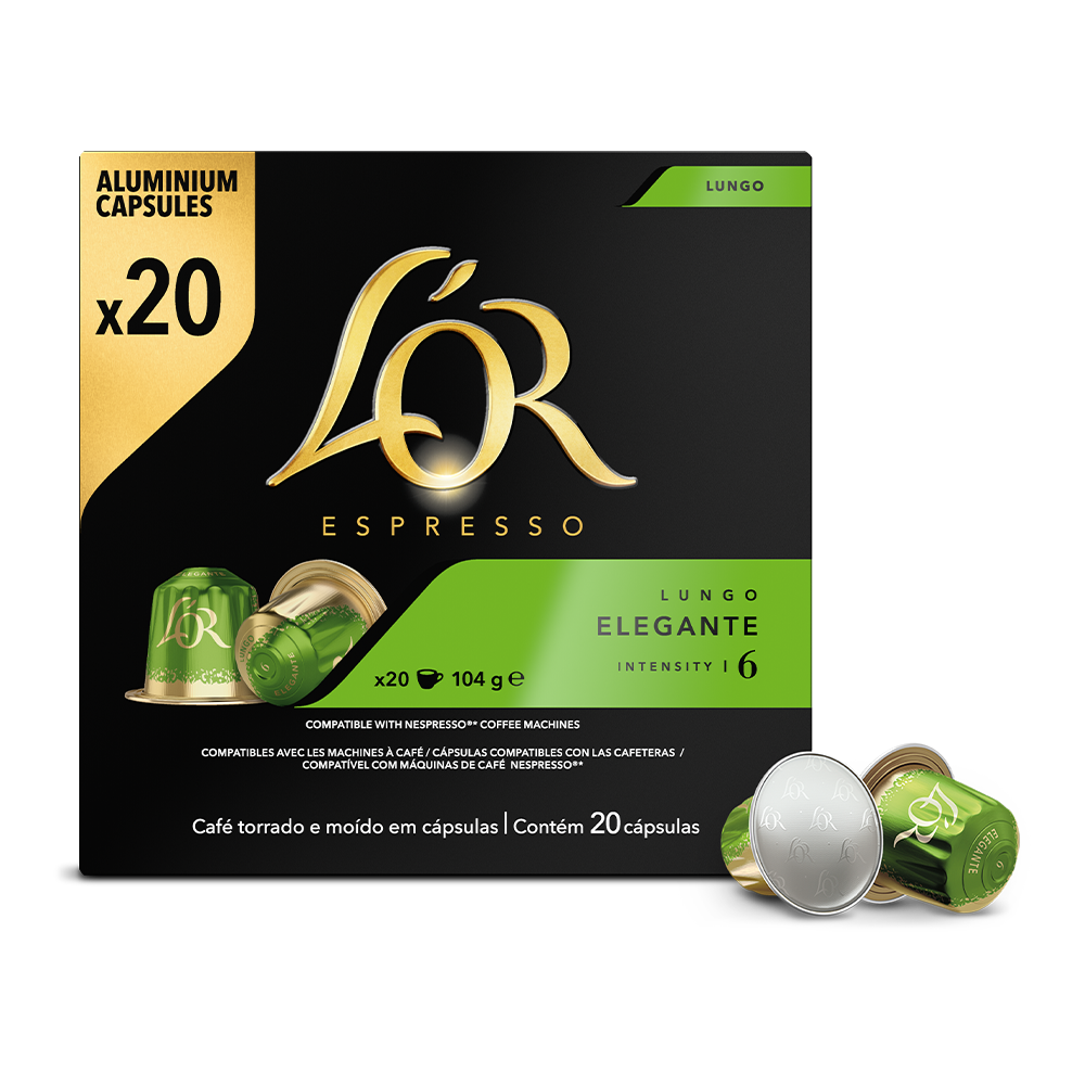 Aanbieding L'OR Espresso Lungo Elegante - 20 koffiecups (ean 8711000377239)