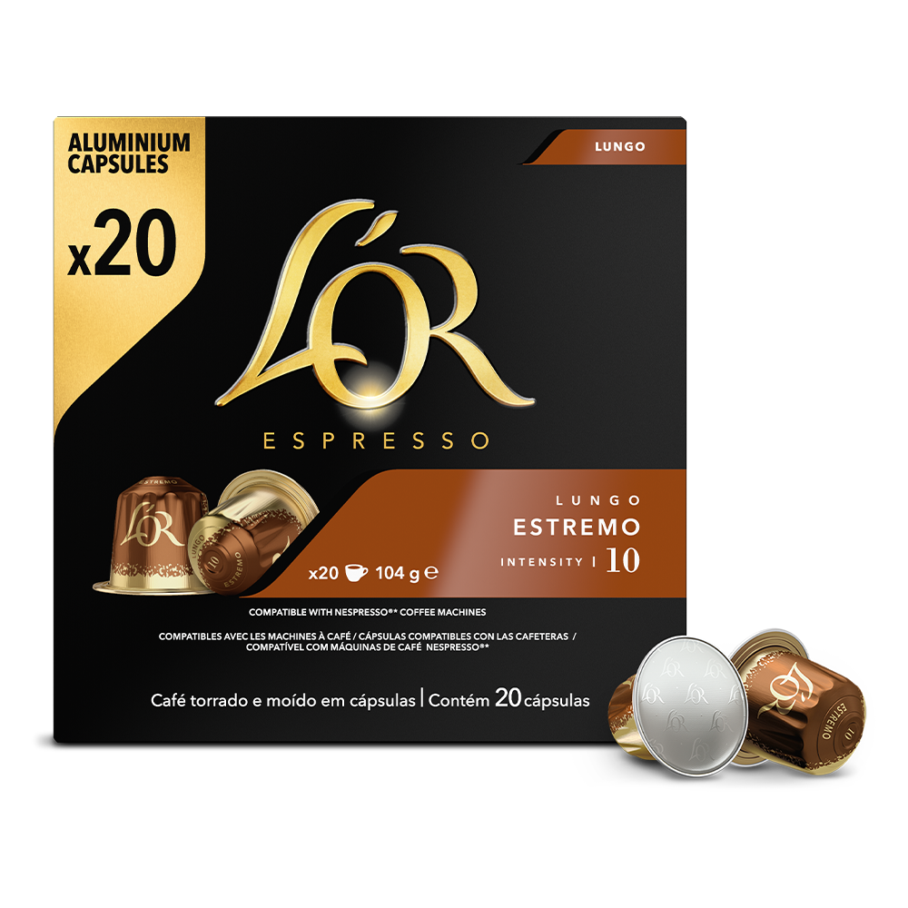 Aanbieding L'OR Espresso Lungo Estremo - 20 koffiecups (ean 8711000413401)