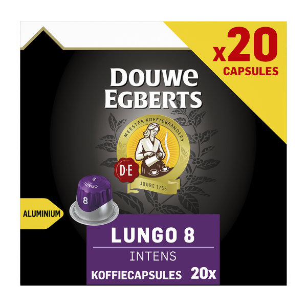 Aanbieding Douwe Egberts Lungo Intens - 20 koffiecups (ean 8711000371169)