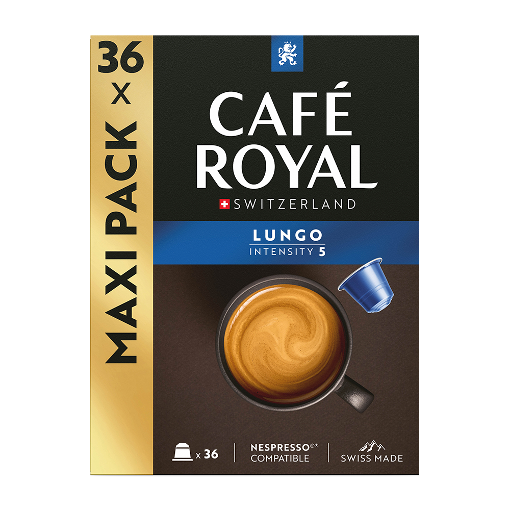 Aanbieding Café Royal Lungo - 36 cups (ean 7617014193159)