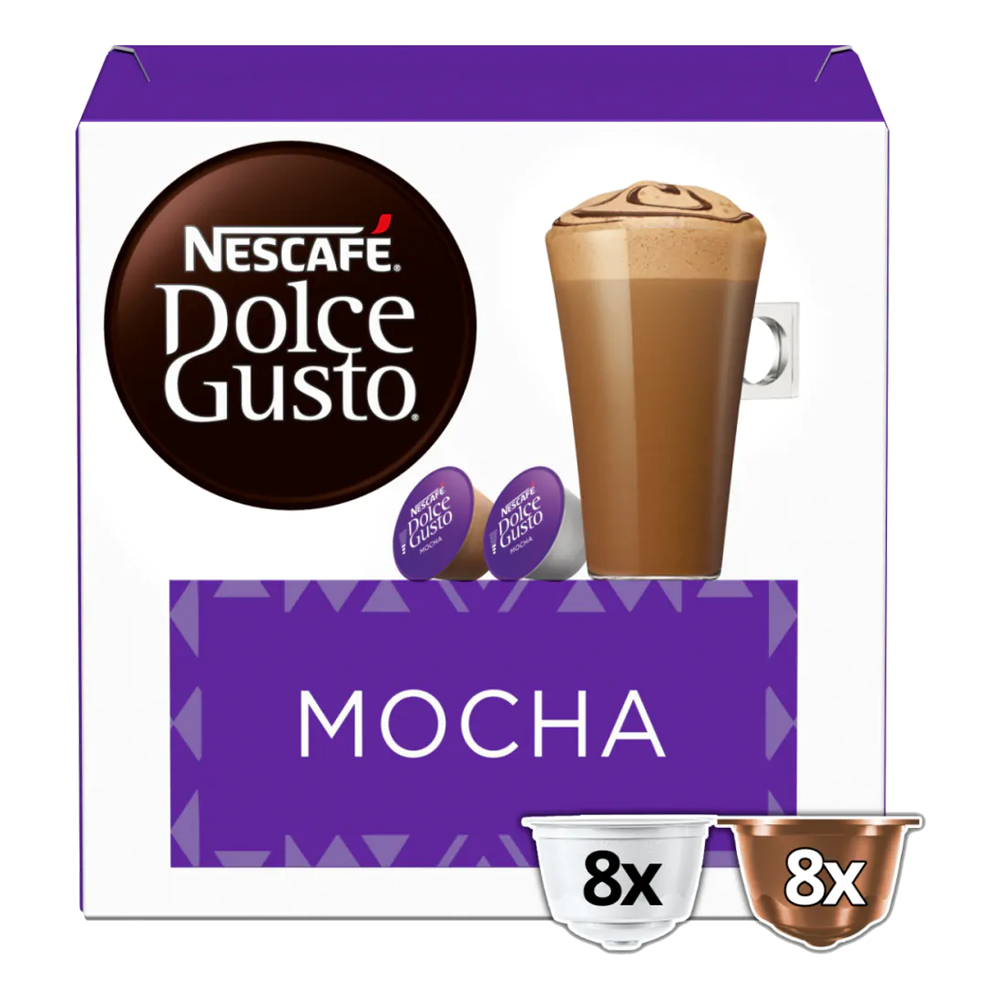 Aanbieding Dolce Gusto Mocha - 8+8 Cups (ean 8445290694508)