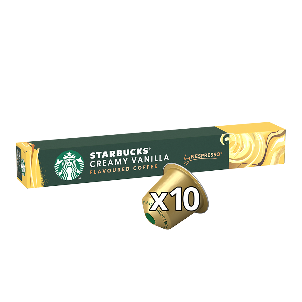 Aanbieding Starbucks Creamy Vanilla - 10 koffiecups (ean 8445290156044)