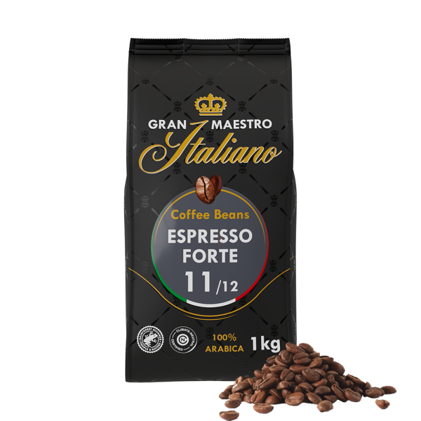 Aanbieding Gran Maestro Italiano Espresso Forte - Koffiebonen 1 KG (ean 8719418014166)