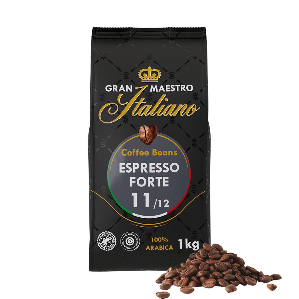 Aanbieding Gran Maestro Italiano Espresso Forte - Koffiebonen 1 KG (ean 8719418014166)