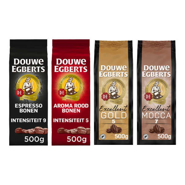 Aanbieding Proefpakket - Douwe Egberts - 2 KG koffiebonen (ean 8719418051086)