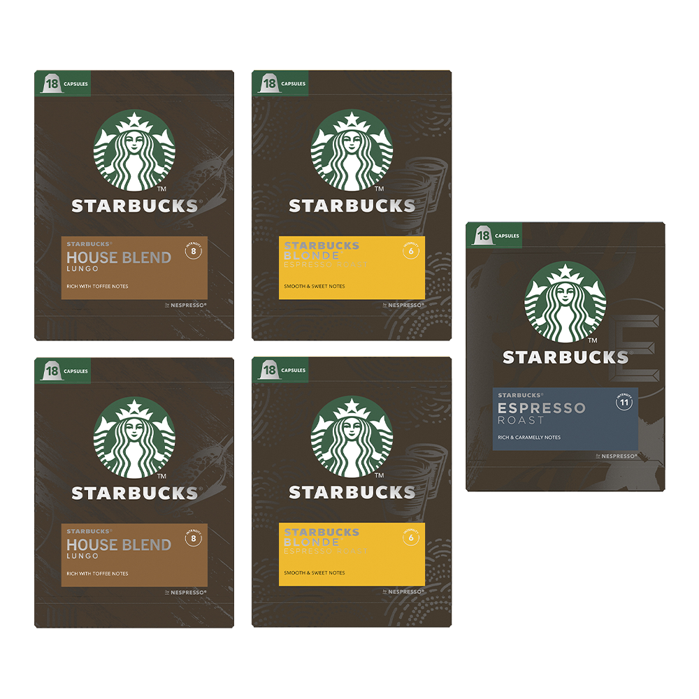 Aanbieding Proefpakket - Starbucks - 90 Koffiecups (ean 8719418050911)