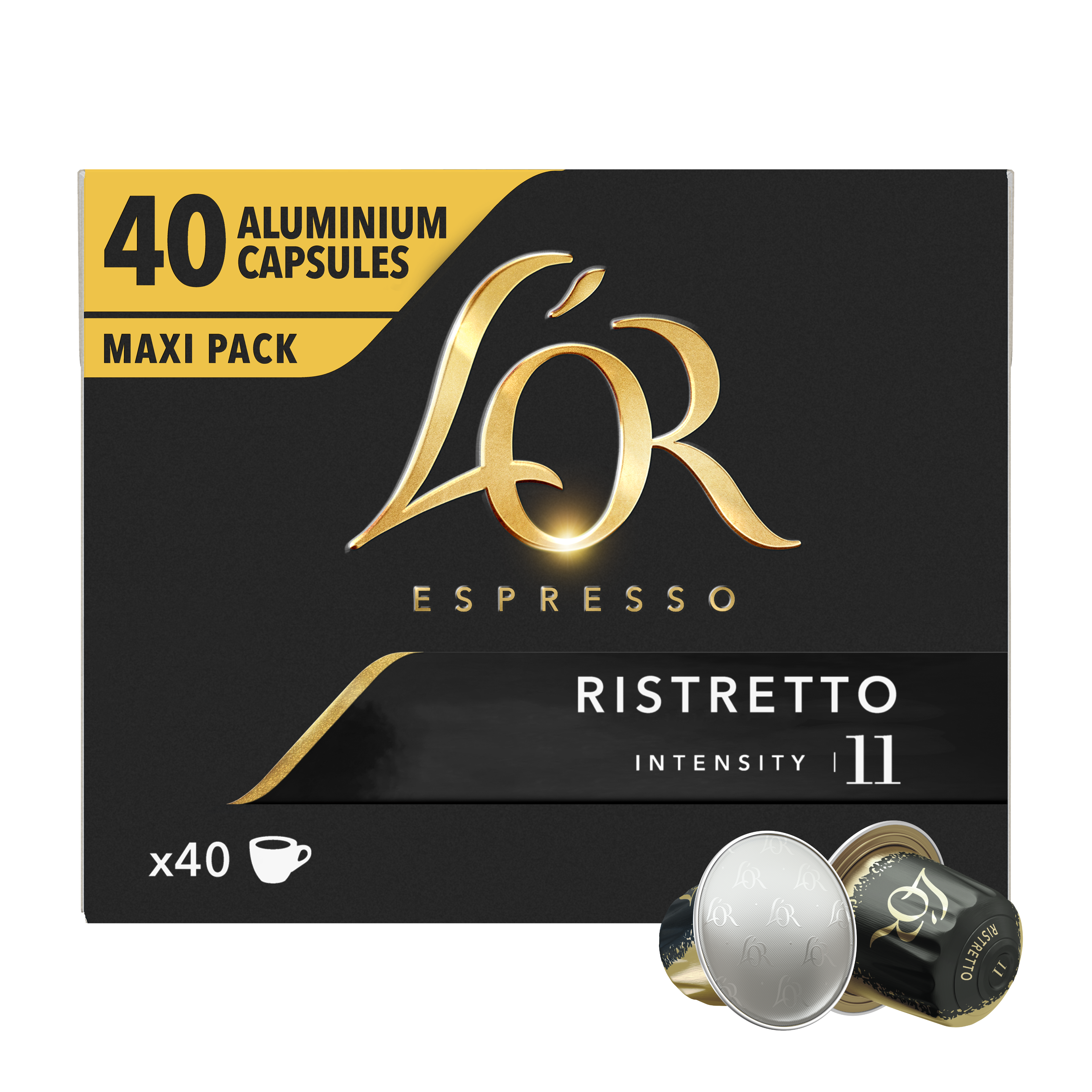 Aanbieding L'OR Espresso Ristretto 11 - 40 koffiecups (ean 8711000390214)