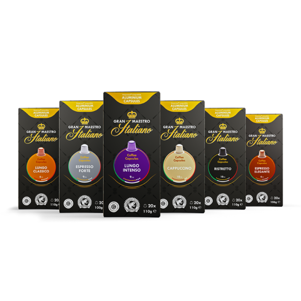 Aanbieding Proefpakket - Italiaanse favorieten - 120 koffiecups (ean 8719418060484)