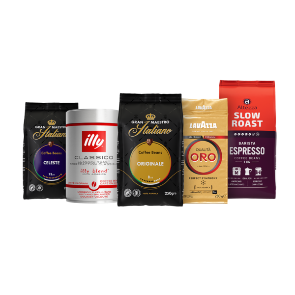 Aanbieding Proefpakket Top-5 Beste Koffiebonen - 2 KG (ean 8719418058351)