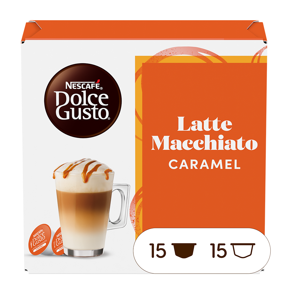 Aanbieding Dolce Gusto Latte Macchiato Caramel - 30 cups (ean 8445291718616)