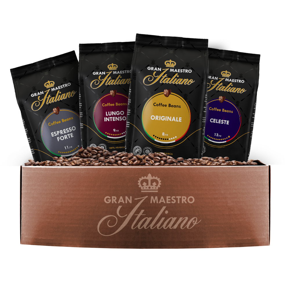 Aanbieding Gran Maestro Italiano Probeerpakket - 600 GR Koffiebonen (ean 8719418063768)