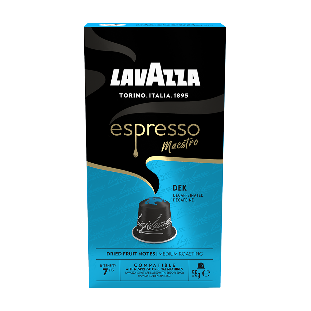Aanbieding Lavazza Espresso Decaffeinato - 10 koffiecups (ean 8000070053502)