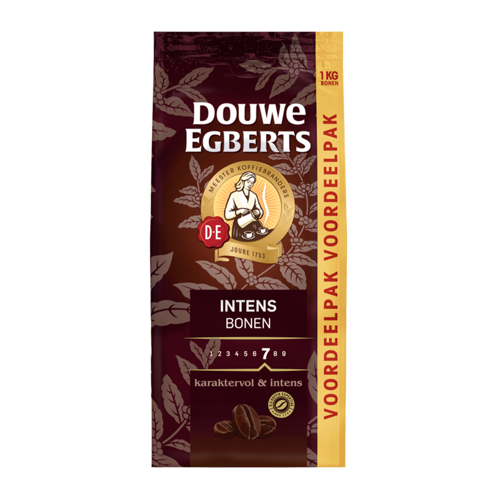 Aanbieding Douwe Egberts Intens - Koffiebonen 1 KG (ean 8711000604304)