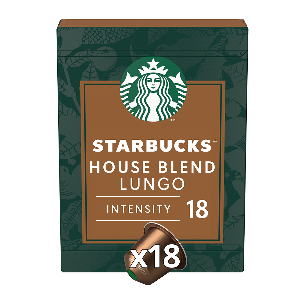 Aanbieding Starbucks House Blend Lungo - 18 koffiecups (ean 8445291362468)