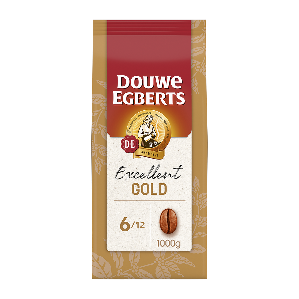 Aanbieding Douwe Egberts Excellent Gold - Koffiebonen 1 KG (ean 8711000604380)