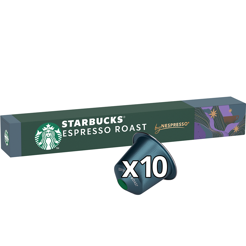 Aanbieding Starbucks Espresso Dark Roast - 10 koffiecups (ean 8445291365124)
