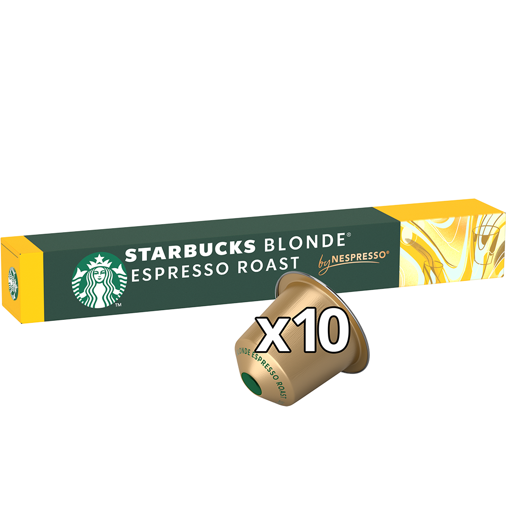 Aanbieding Starbucks Blonde Espresso Roast - 10 koffiecups (ean 7613036961561)