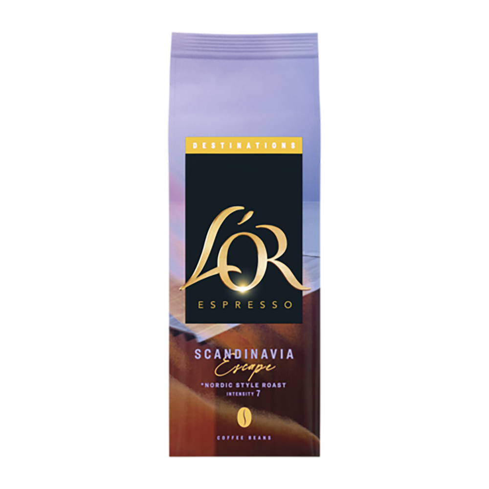 Aanbieding L'OR Espresso Destinations Scandinavia - Koffiebonen 450 GR (ean 8711000614778)