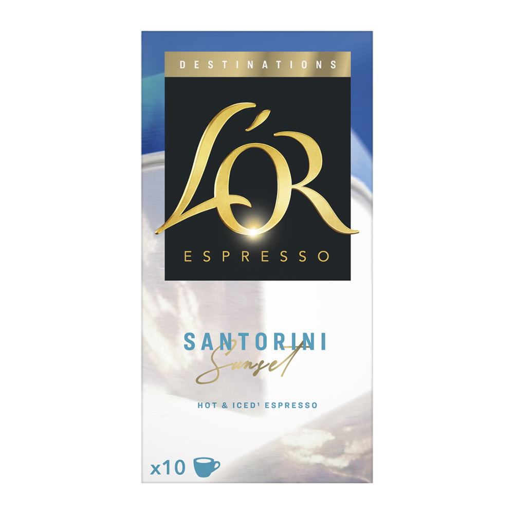 Aanbieding L'OR Espresso Destinations Santorini - 10 koffiecups (ean 8711000597910)