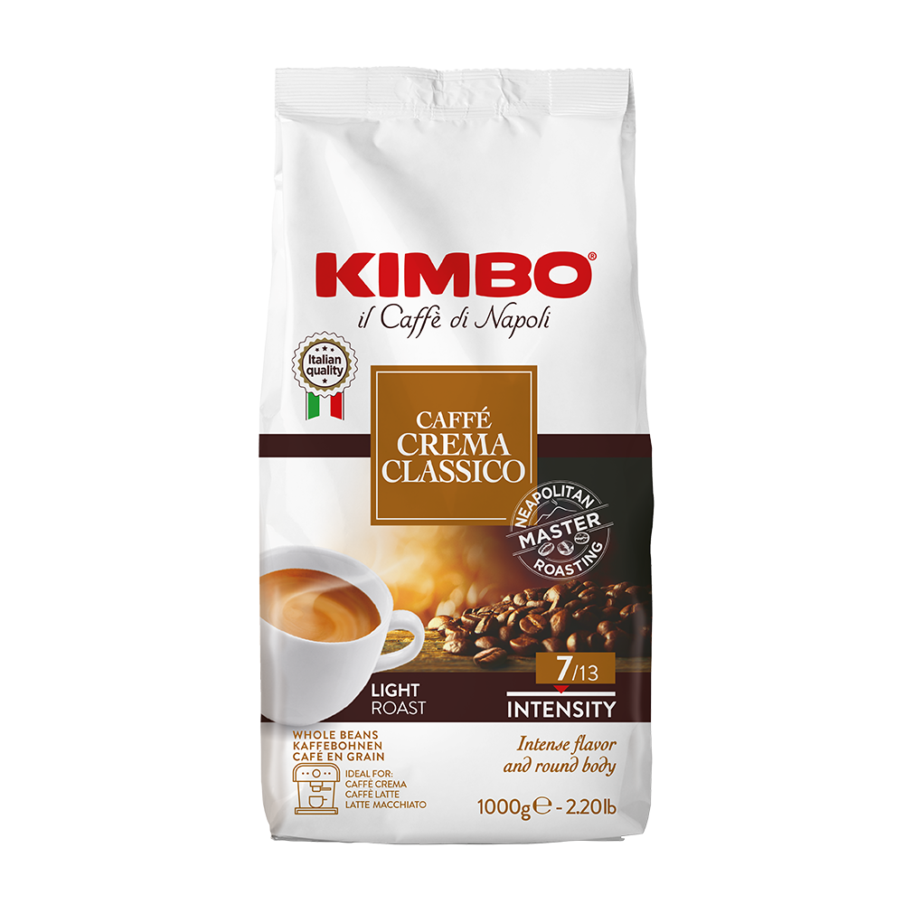 Aanbieding Kimbo Caffé Crema Classico - Koffiebonen 1 KG (ean 8002200140694)
