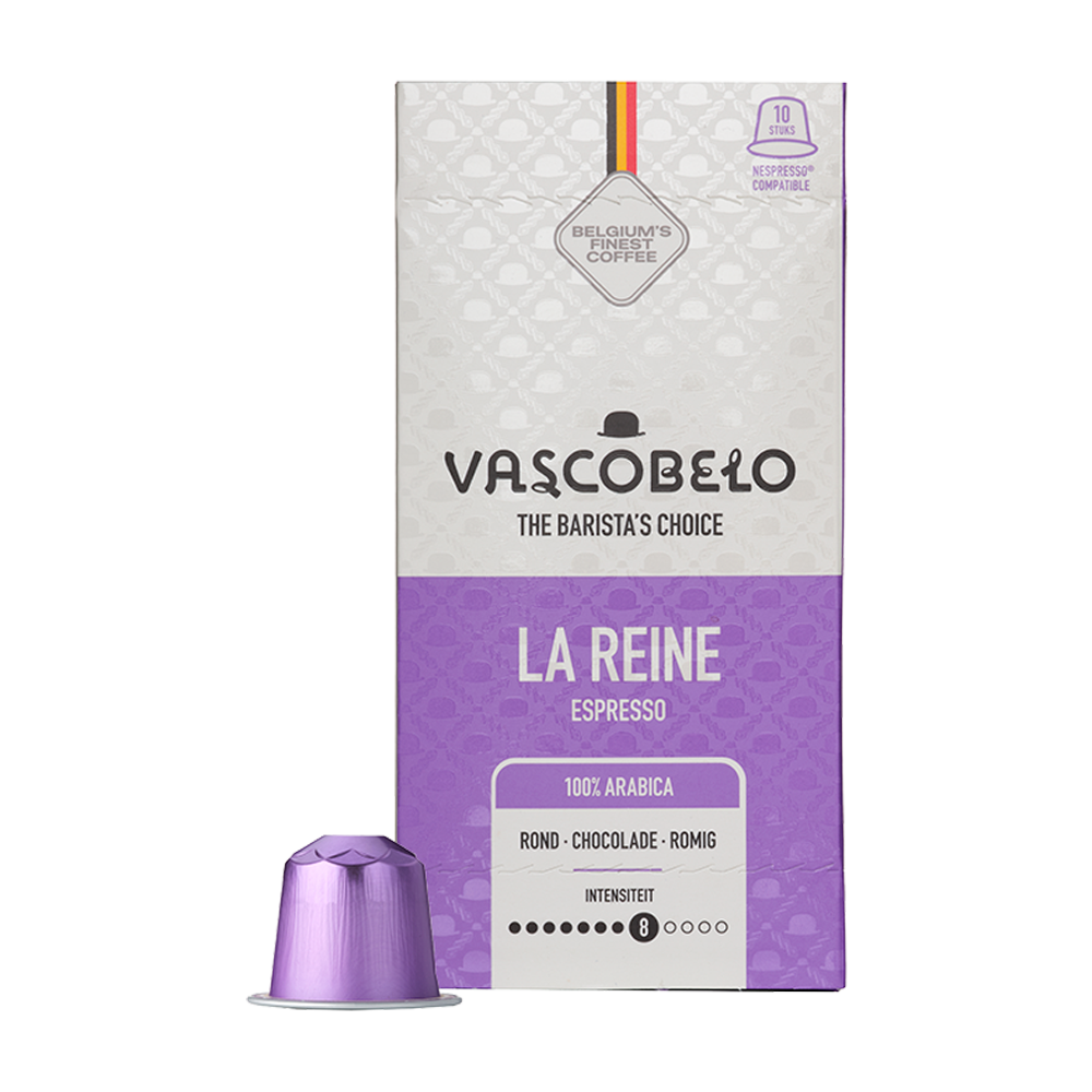 Aanbieding Vascobelo Le Reine - 10 koffiecups (ean 5425031981220)