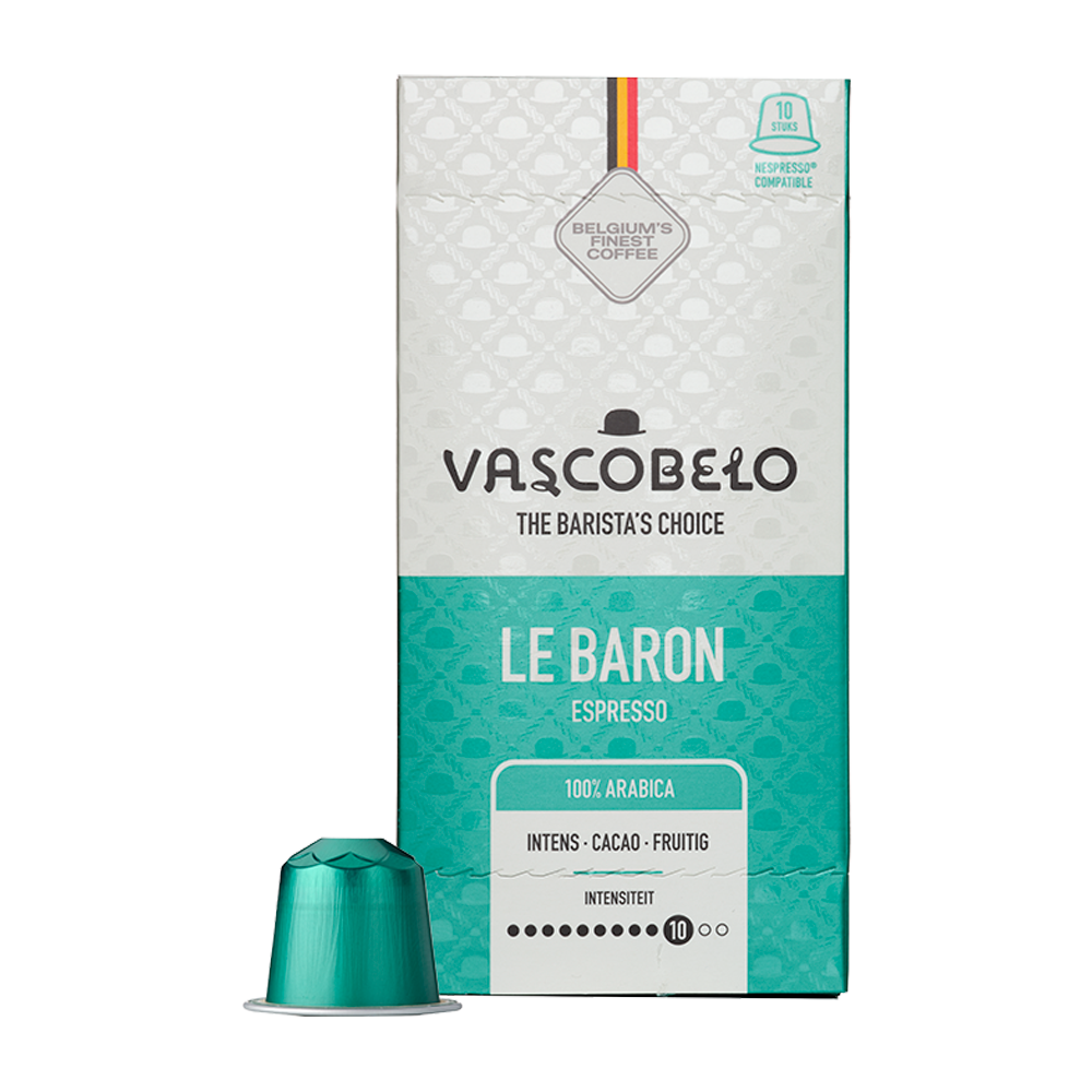 Aanbieding Vascobelo Le Baron - 10 koffiecups (ean 5425031981213)