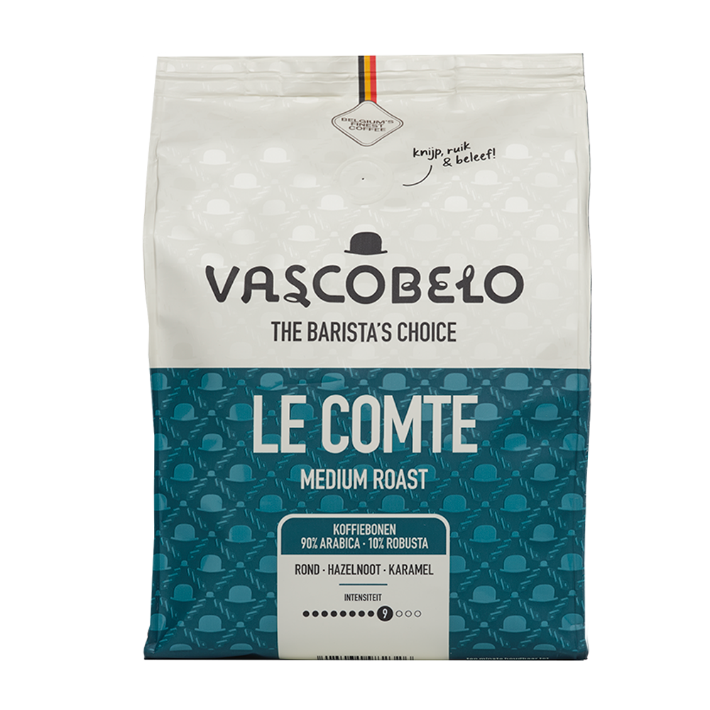 Aanbieding Vascobelo Le Comte - Koffiebonen 450 GR (ean 5425031982326)